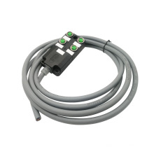 4*M12 Cable de molde de 5 polos PNP